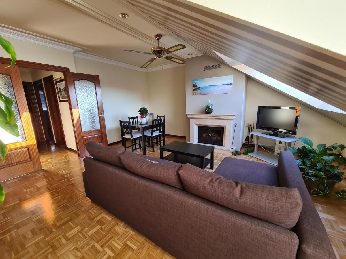106A Atico Con Garaje Y Chimenea Cerca De La Playa Appartement Gijón Buitenkant foto